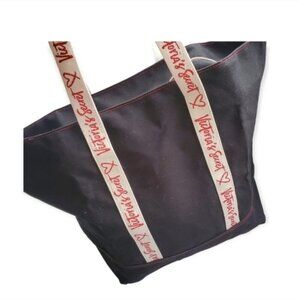 Vintage Y2K Victorias Secret Logo Strap Canvas Tote Bag